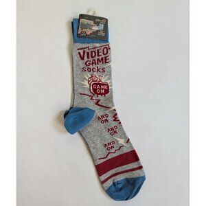 Blue Q Men's Video Game Crew Socks Size 7-12